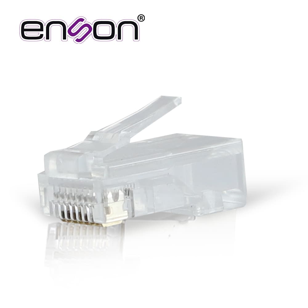 PLUG FACIL PONCHADO ENSON EPRO-PLUG6-50 BOTE DE 50 PZS PARA CABLE UTP CAT6 CON SISTEMA DE PASO DE CABLES PASSTRU QUE FACILITA EL PONCHADO DE CABLE UTP YA QUE SE PUEDE IDENTIFICAR ERRORES DE MANERA MAS FACIL, REQUIERE USO DE PINZAS EPRO-PLUGTOOL - Miniatura 3