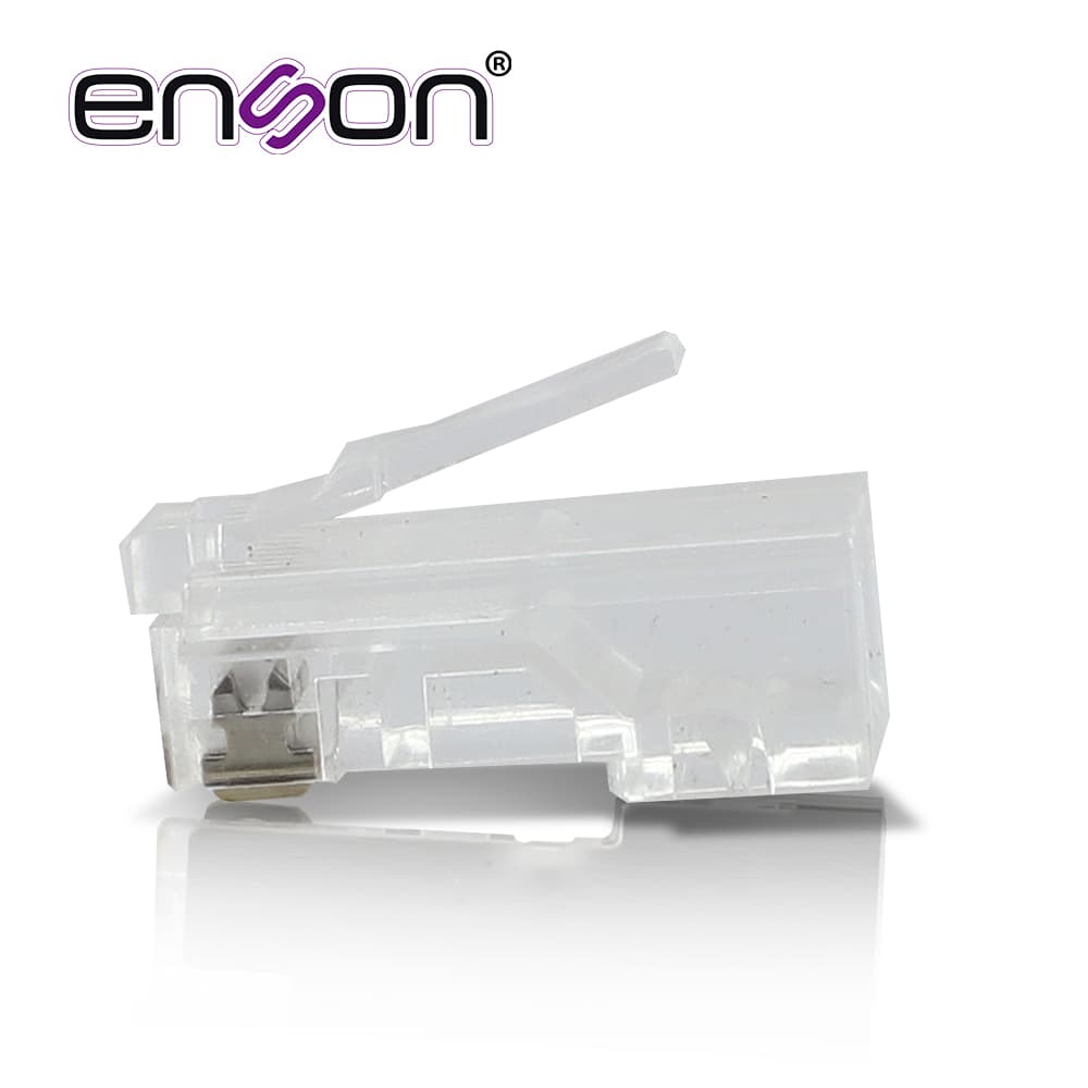 PLUG FACIL PONCHADO ENSON EPRO-PLUG6-50 BOTE DE 50 PZS PARA CABLE UTP CAT6 CON SISTEMA DE PASO DE CABLES PASSTRU QUE FACILITA EL PONCHADO DE CABLE UTP YA QUE SE PUEDE IDENTIFICAR ERRORES DE MANERA MAS FACIL, REQUIERE USO DE PINZAS EPRO-PLUGTOOL - Miniatura 4