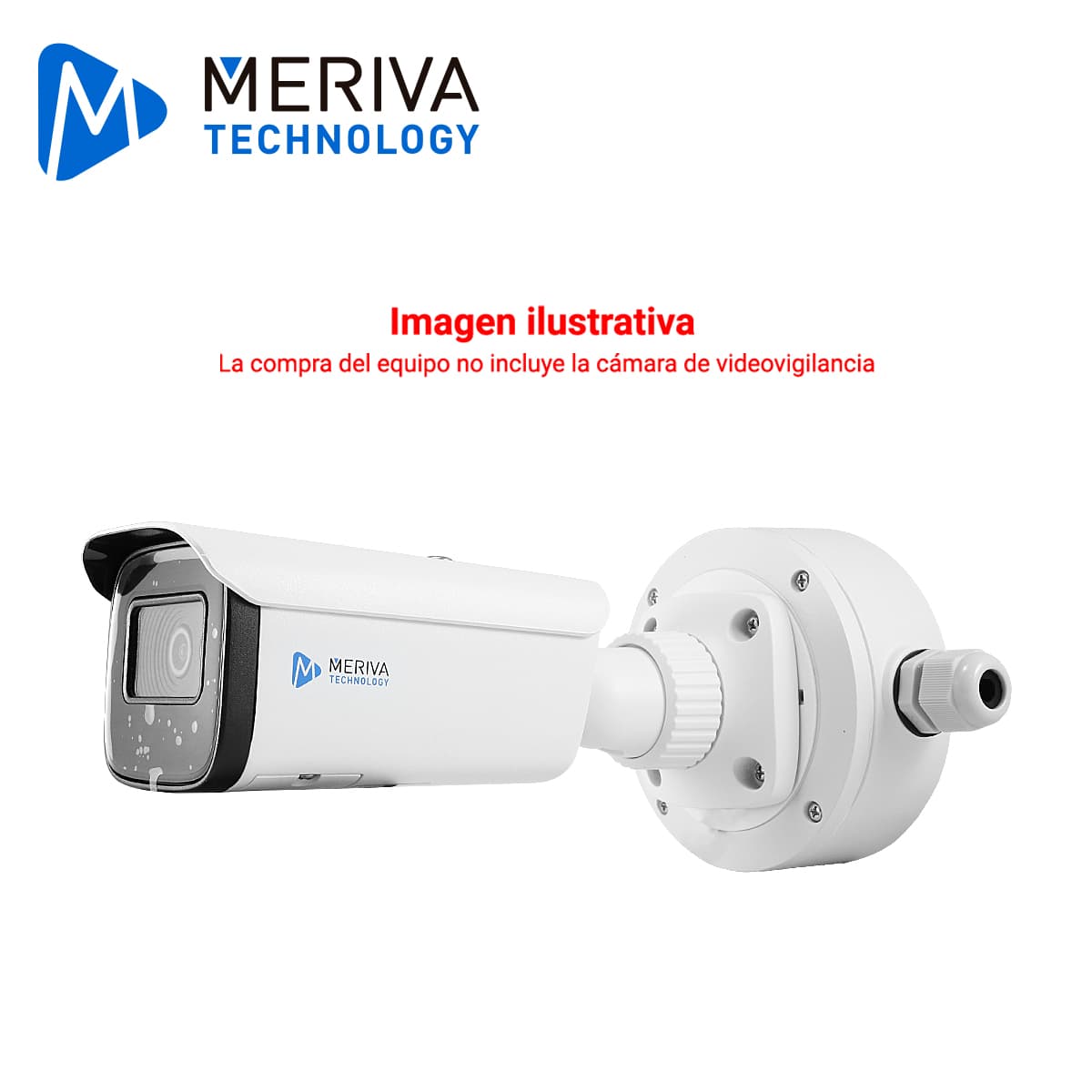 KIT DE MONTAJE PARA CÁMARAS DOMO Y BULLET MERIVA TECHNOLOGY BASE DE CONEXIONES MVA-JB0301 x1 + BRAZO DE MONTAJE PARA PARED O TECHO 19CM ALUMINIO - Miniatura 6