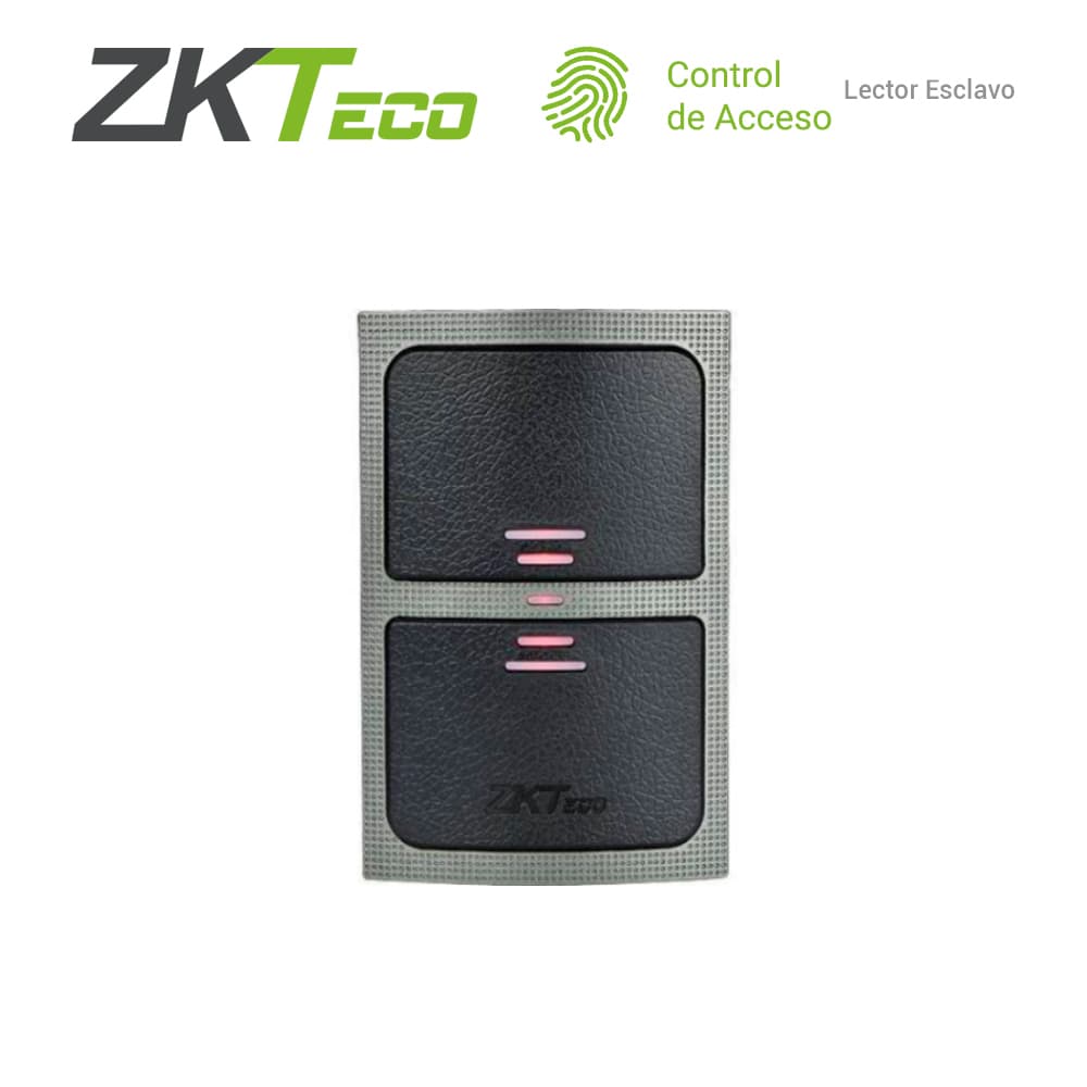 LECTOR PROXIMIDAD ZKTECO KR503E LECTOR ESCLAVO NECESITA CONECTARSE A UN PANEL COMPATIBLE CON PANELES C3 O INBIO O INBIOPRO LEE TARJETAS 125KHZ CONEXION WG - Miniatura 2