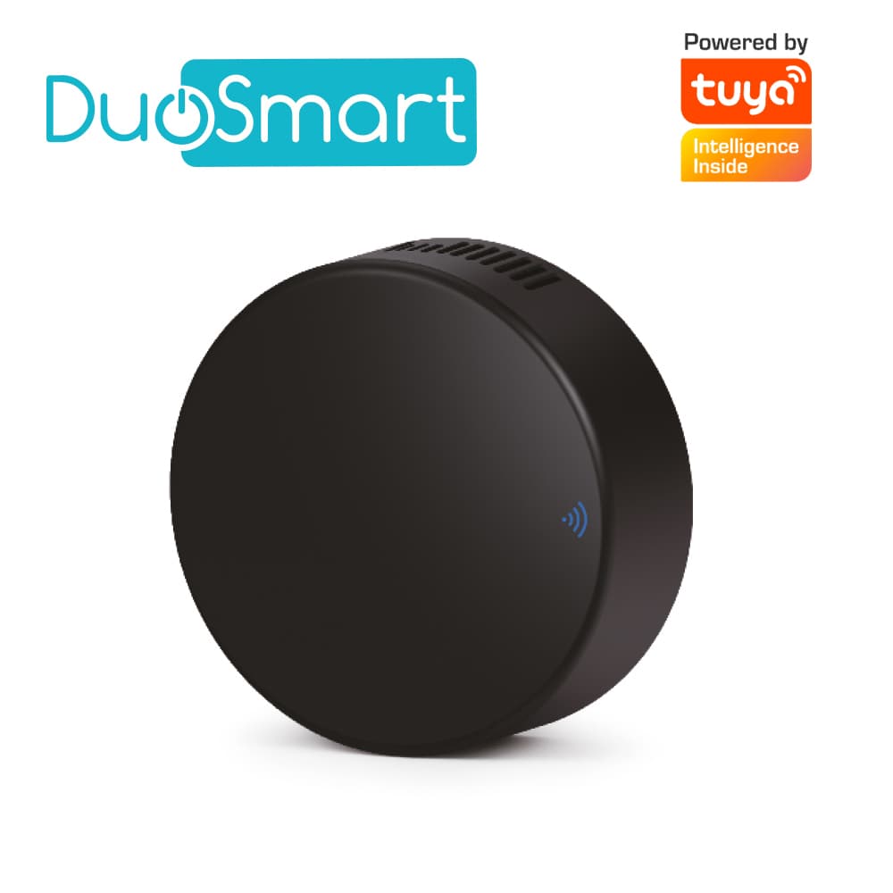 MODULO IR + SENSOR DE TEMPERATURA Y HUMEDAD WIFI 2.4GHZ DUOSMART L30 CONTROLA EQUIPOS QUE USEN CONTROL REMOTO INFRARROJO CON MONITOREO DE TEMPERATURA Y HUMEDAD AMBIENTAL COMPATIBLE CON APP DUOSMART

 - Miniatura 2