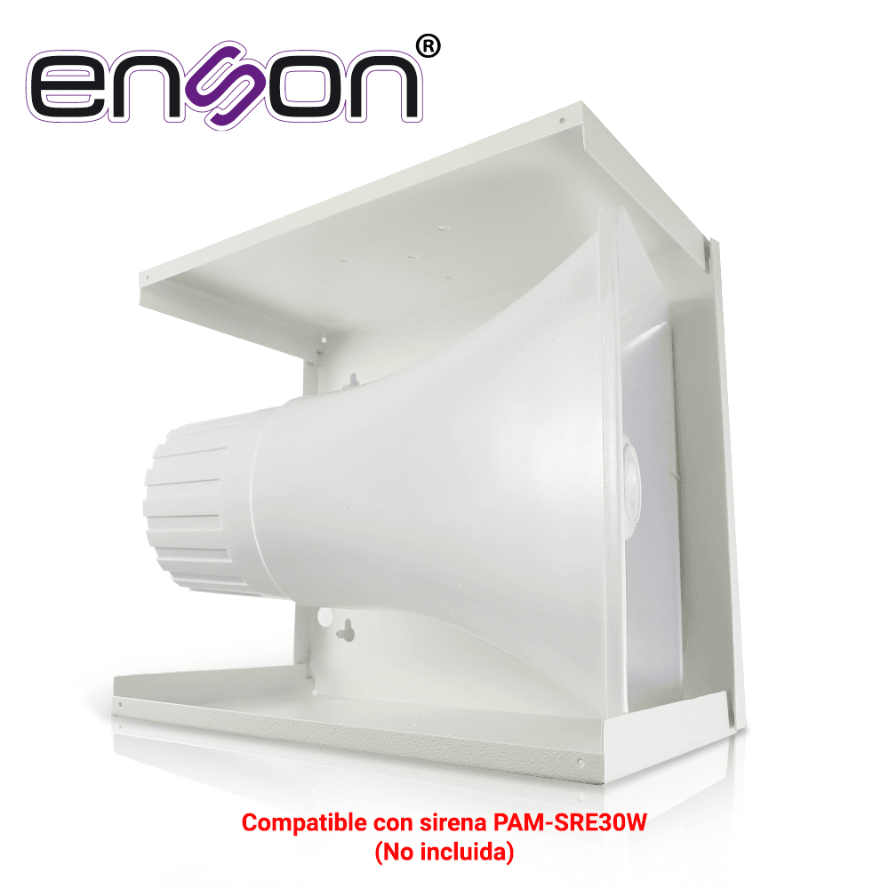 GABINETE ENSON LINCE11 PARA SIRENA DE 30W COMPATIBLE CON MODELO PAM-SRE30W Y TAMPER SECOLARM SS-072Q - Miniatura 3