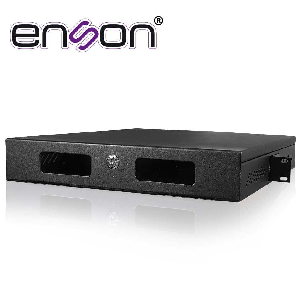GABINETE DE SEGURIDAD ENSON LINCE18+ RACKEABLE 455X420X74.5MM IDEAL PARA RESGUARDO DE GRABADORES MERIVA, UNV Y ZKTECO - Miniatura 2