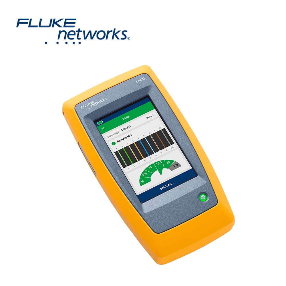 TESTER DE CABLES Y DE RED LINKIQ FLUKE NETWORKS LIQ-100 PERMITE ENCONTRAR LA VELOCIDAD MAXIMA DE CABLEADO HASTA 10 GBPS, COMPROBACION DE CARGA POE, IDENTIFICA LA INFORMACION DEL SWITCH MIDE LONGITUDES HASTA 305 METROS, PANTALLA TACTIL DESCARGA REPORT - Miniatura 3