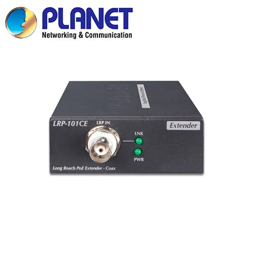 EXTENSOR POE POR COAXIAL PLANET LRP-101CE 1CH 1KM - Miniatura 3