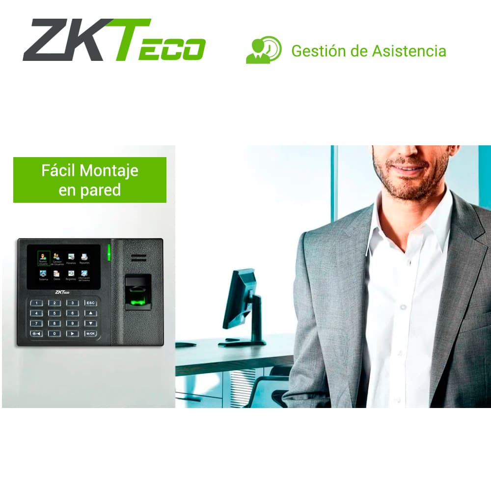 CONTROL DE ASISTENCIA CHECADOR AUTONOMO ZKTECO LX14 BIOMETRICO DE 500HUELLAS/500CONTRASEÑAS/50,000REGISTROS USBHOST/SSR-FORMATOEXCEL - Miniatura 5