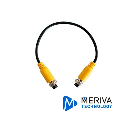 CABLE DIN DE AVIACION STREAMAX M4HH 1.5 / 4 PINES / 1.5 METROS / CONECTOR HEMBRA-HEMBRA / COMPATIBLE CON MONITORES CONECTOR MACHO 4 PINES - Miniatura 2