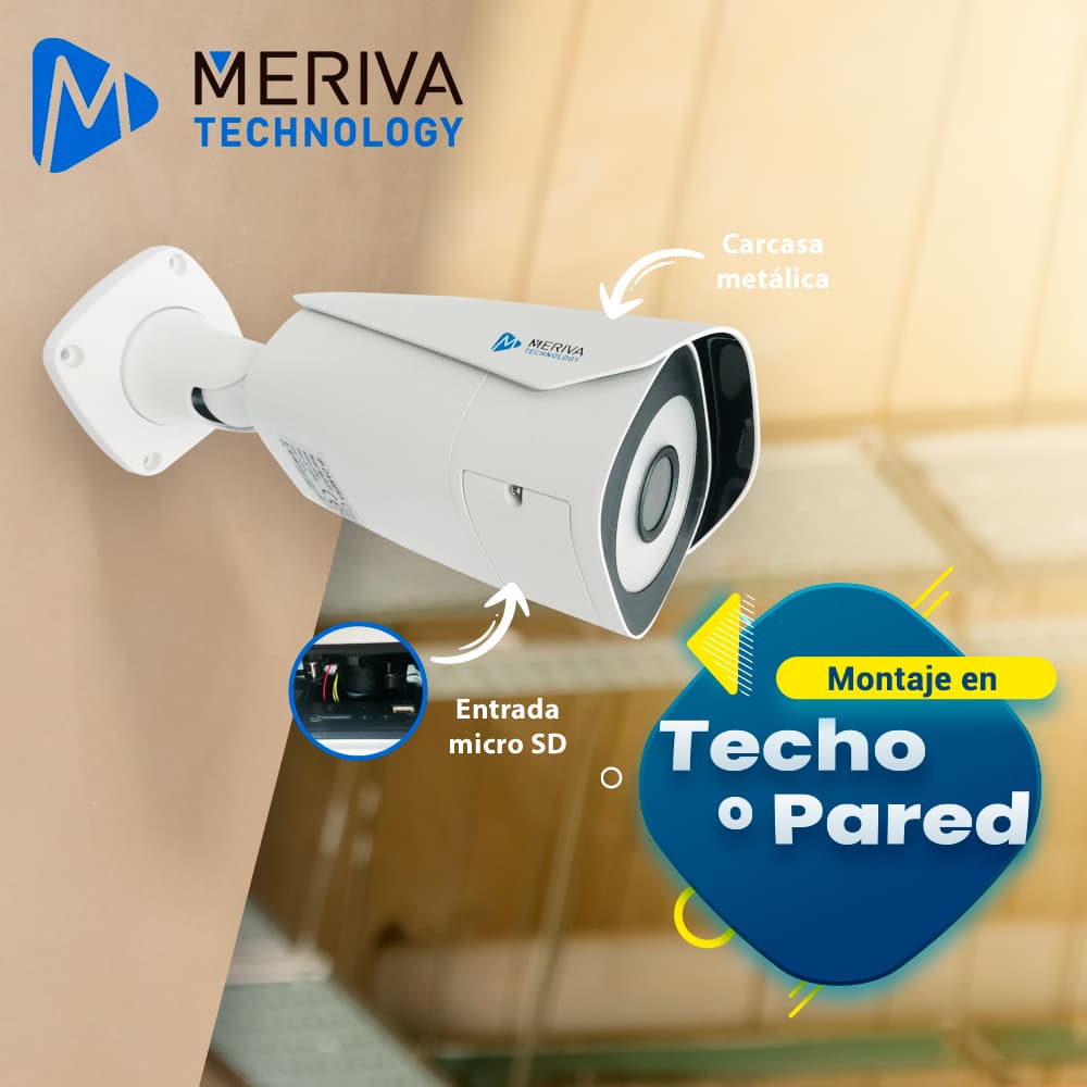 CAMARA IP BULLET MERIVA TECHNOLOGY MAFR-200 / 2MP / H.265+ / LENTE MOTORIZADO 7 - 22MM / 10M LED  / IP67 / METALICA / 12 VCD / POE / SOPORTA MICRO SD HASTA 256 GB (NO INCLUIDA) / 1 ENTRADA + 1 SALIDA DE AUDIO / 1 ENTRADA + 1 SALIDA DE ALARMA / MIA 2. - Miniatura 5