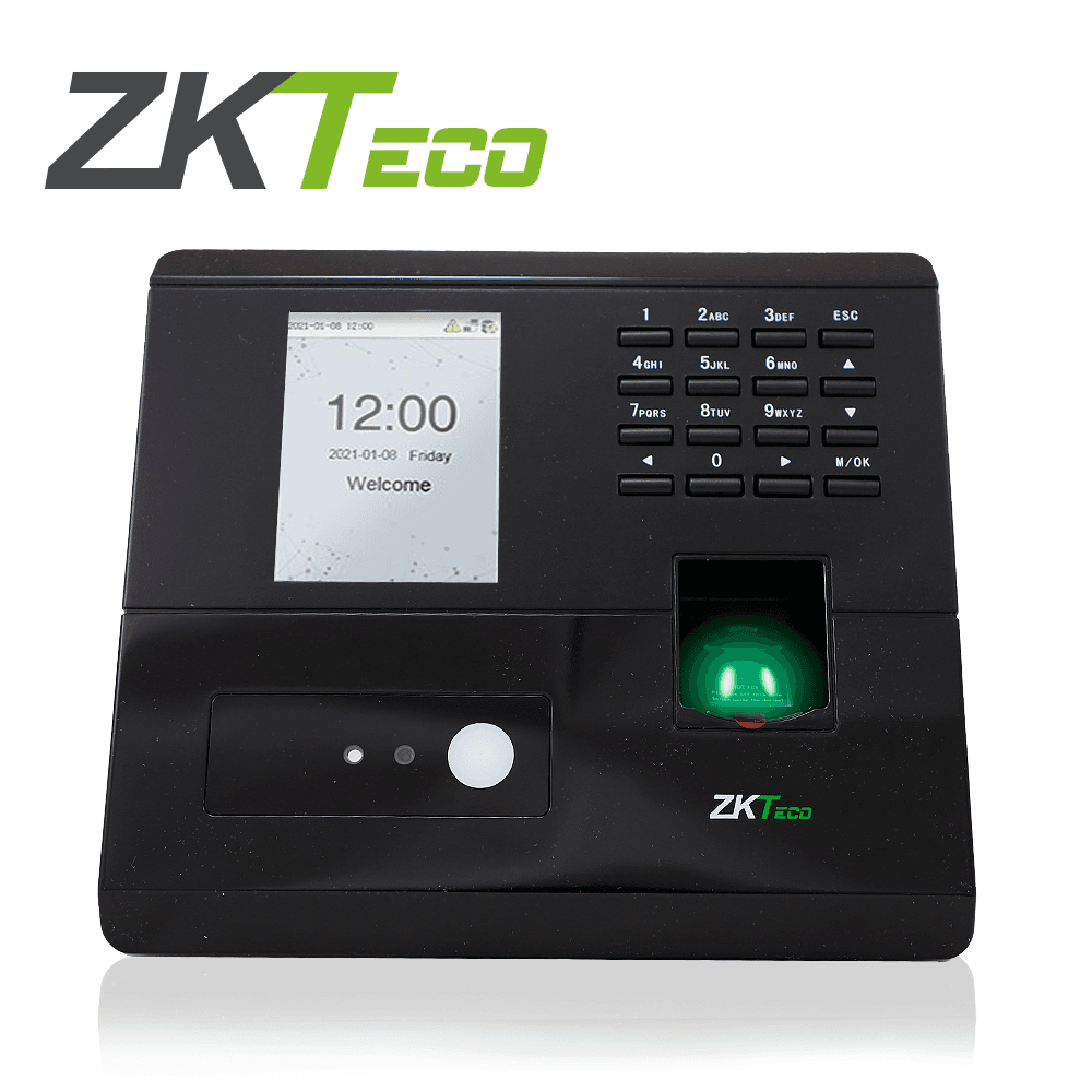 CONTROL DE ASISTENCIA Y ACCESO ZKTECO MB10-VL POR RECONOCIMIENTO FACIAL VISIBLE LIGHT ALMACENA HASTA 100 ROSTROS / 500 HUELLAS / 50,000 EVENTOS SALIDA DE RELEVADOR PARA CONTROLAR UNA PUERTA Y UN BOTON DE SALIDA COMPATIBLE CON BIO TIME CLOUD 2.0 / BIO - Miniatura 3