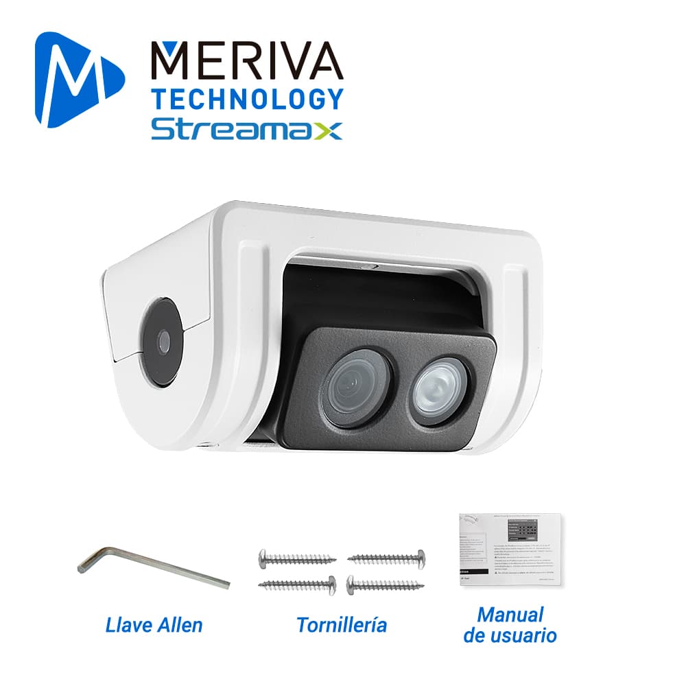 CAMARA AHD STREAMAX MC308LHD / 2MP / 3.6MM / 10M IR / IP66 / CONECTOR DIN 4 PINES /  12 VCD / EXTERIOR / LATERAL IZQUIERDA - Miniatura 6