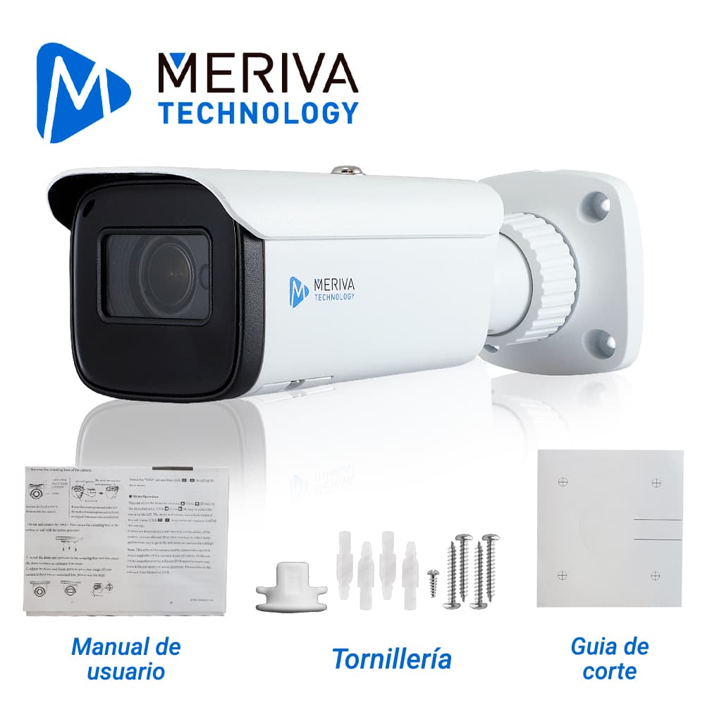CAMARA HD BULLET MERIVA TECHNOLOGY MSC-2214 / 2MP / AHD/TVI/CVI/SD / LENTE VARIFOCAL 2.8 - 12MM / 50M IR / IP67 / METALICA / 12 VCD / COC - Miniatura 5