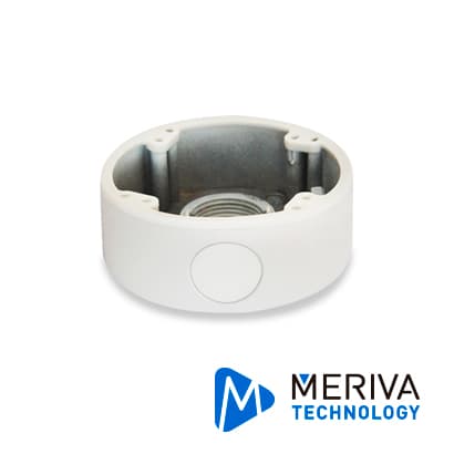 CAJA DE CONEXIONES REDONDA MERIVA TECHNOLOGY MVA-HCMFD30  / METALICA / IP66 / COMPATIBLE CON LA CAMARA MFD-EB600F - Miniatura 2
