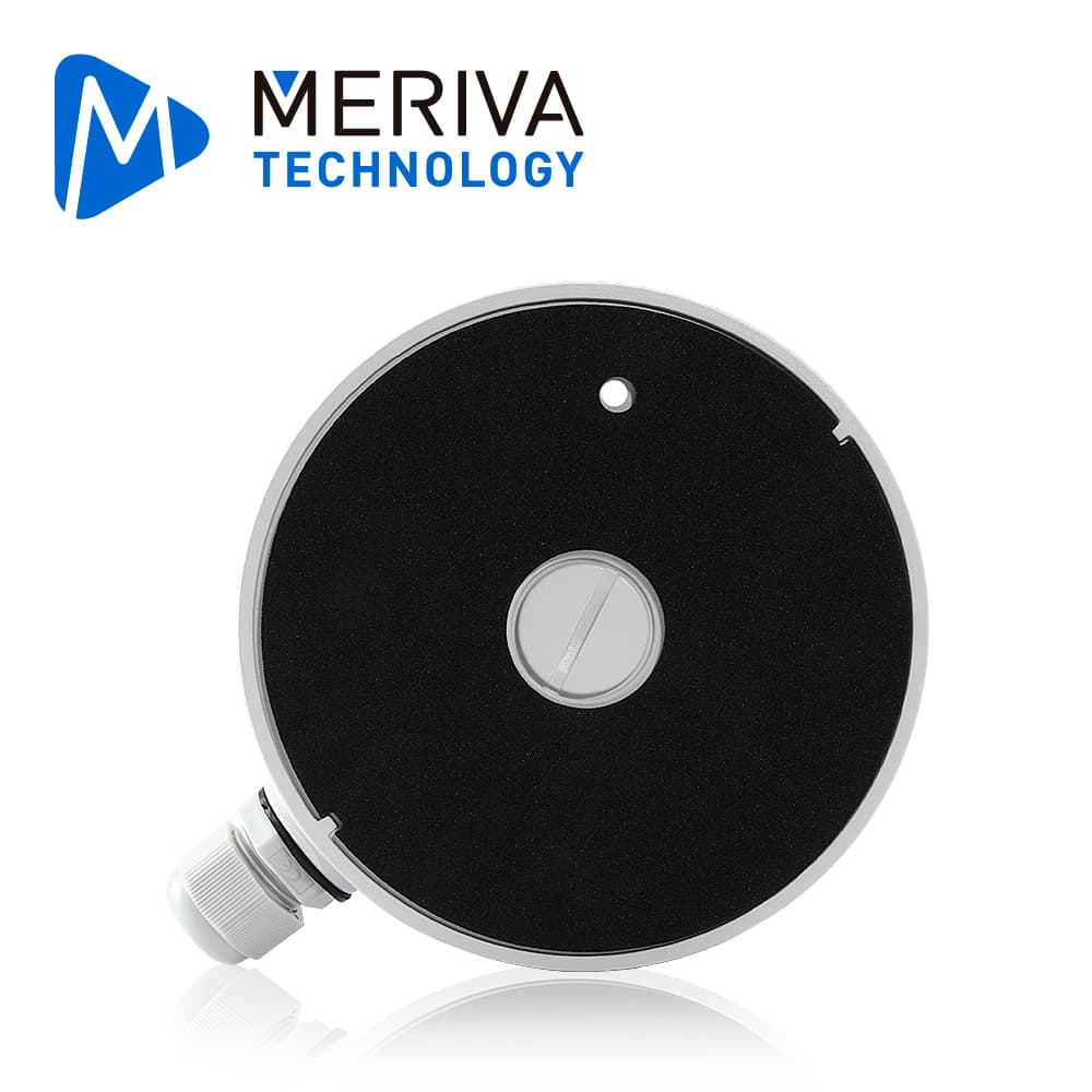 CAJA DE CONEXIONES REDONDA MERIVA TECHNOLOGY MVA-JB0206 / MONTAJE EN PARED O TECHO / COMPATIBLE CON LA CAMARA FISHEYE  MT-FE60N  - Miniatura 4