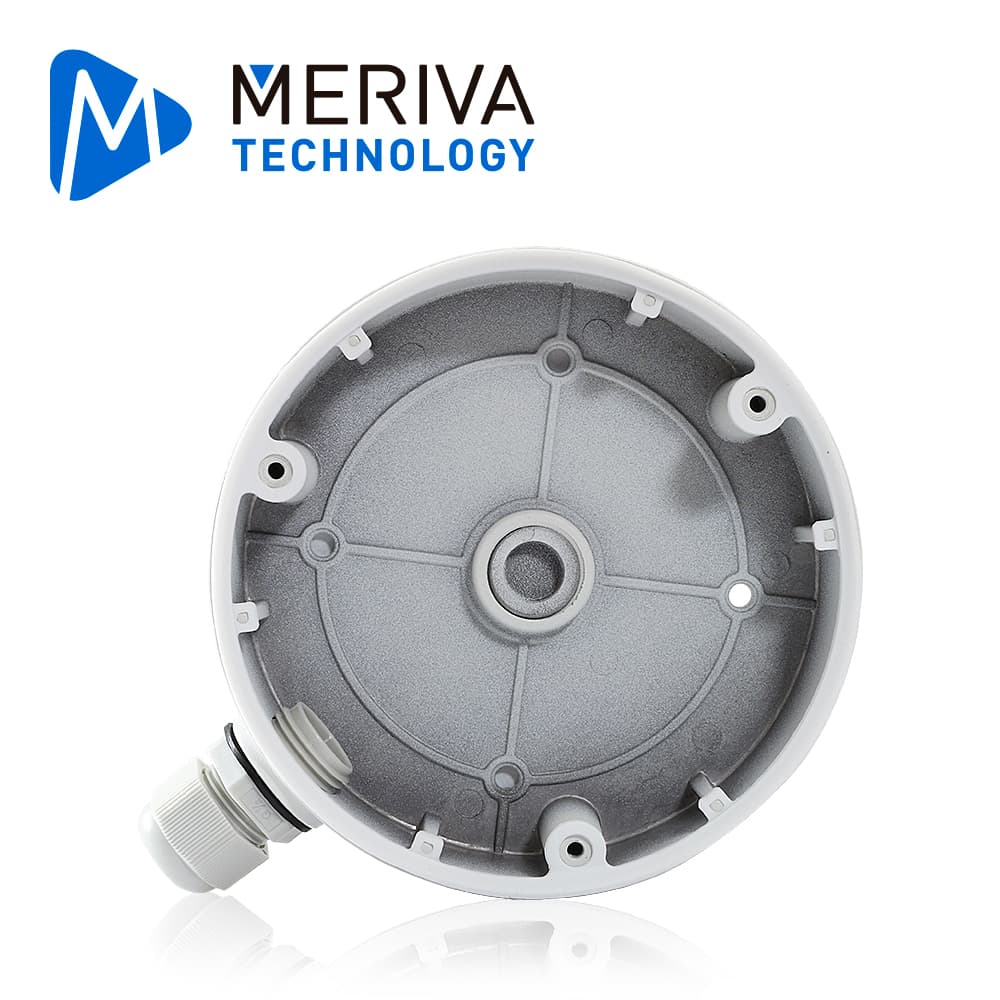 CAJA DE CONEXIONES REDONDA MERIVA TECHNOLOGY MVA-JB0206 / MONTAJE EN PARED O TECHO / COMPATIBLE CON LA CAMARA FISHEYE  MT-FE60N  - Miniatura 5