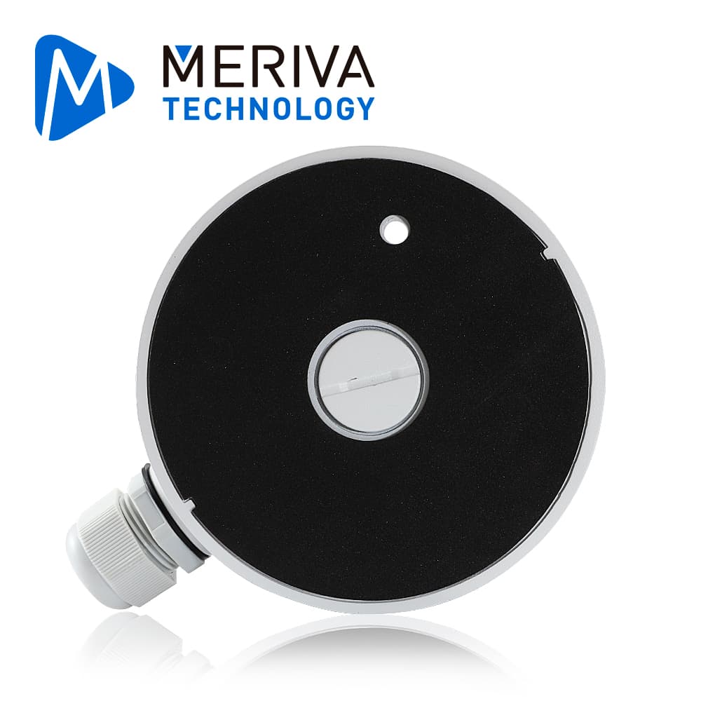 CAJA DE CONEXIONES  REDONDA MERIVA TECHNOLOGY MVA-JB0207 / MONTAJE EN PARED O TECHO / COMPATIBLE CON LAS CAMARAS MVD-EB200ZA / MSC-8314Z / MSC-5311 - Miniatura 5