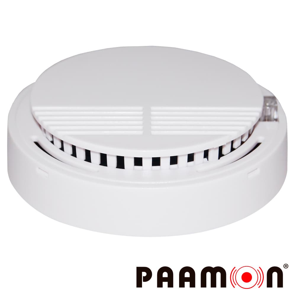DETECTOR DE HUMO PAAMON PAM-SMK20 AUTONOMO CON SIRENA INTEGRADA  / MONTAJE EN TECHO O PARED / FACIL INSTALACION / RANGO DE DETECCION 25 MTS CUADRADOS/ ALIMENTACION POR MEDIO DE BATERIA (NO INCLUIDA) - Miniatura 2