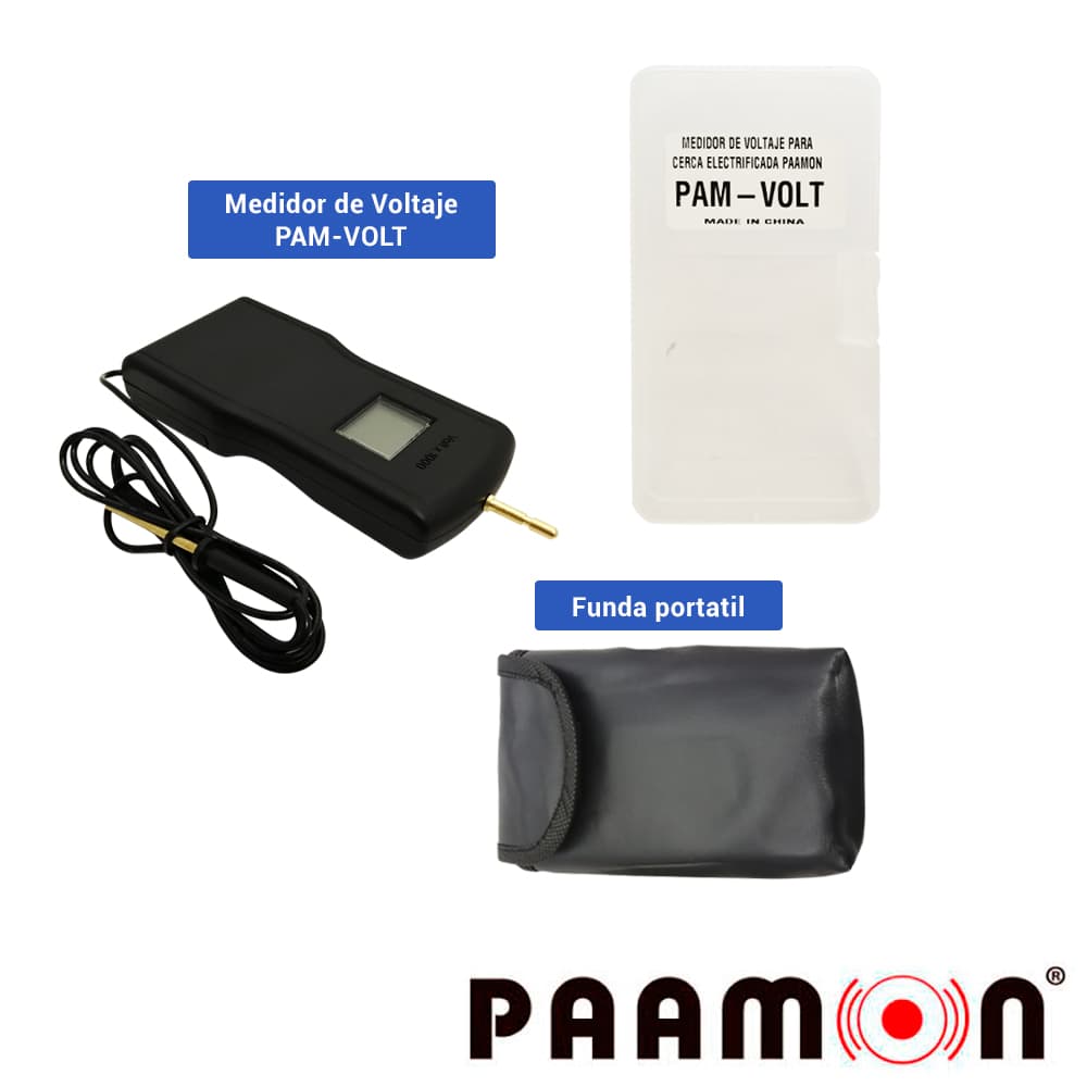 MEDIDOR DE VOLTAJE PARA CERCA ELECTRIFICADA PAAMON PAM-VOLT, RANGO DE MEDICION DE 200 A 15000 VOLTS, CON PANTALLA LCD REQUIERE PILA DE 9V (NO INCLUIDA) - Miniatura 4