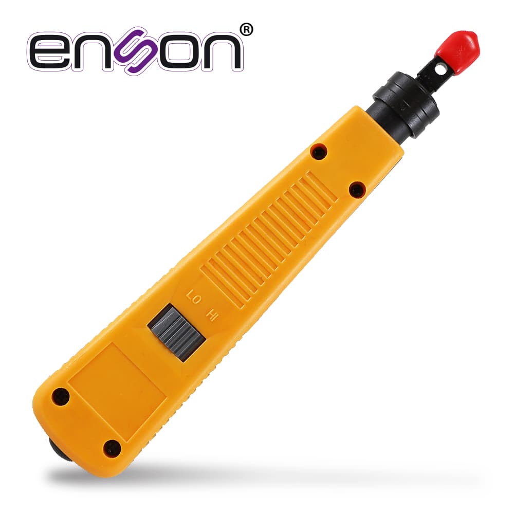 HERRAMIENTA DE IMPACTO ENSON ENS-TL057 DISEÑADO PARA CABLE UTP Y FTP CON CUCHILLA DOBLE 110 Y 66 Y AJUSTE DE FUERZA DE IMPACTO - Miniatura 3