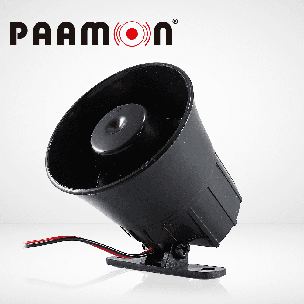 MINI SIRENA PAAMON 15 WATTS PM-SRE108, 1 TONO, USO PARA INTERIOR Y EXTERIOR, MATERIAL PLASTICO ABS, NIVEL DE SONIDO 110DB, VOLTAJE DE OPERACION DE 9-15VDC, COMPATIBLE CON CUALQUIER SISTEMA DE ALARMA. - Miniatura 2