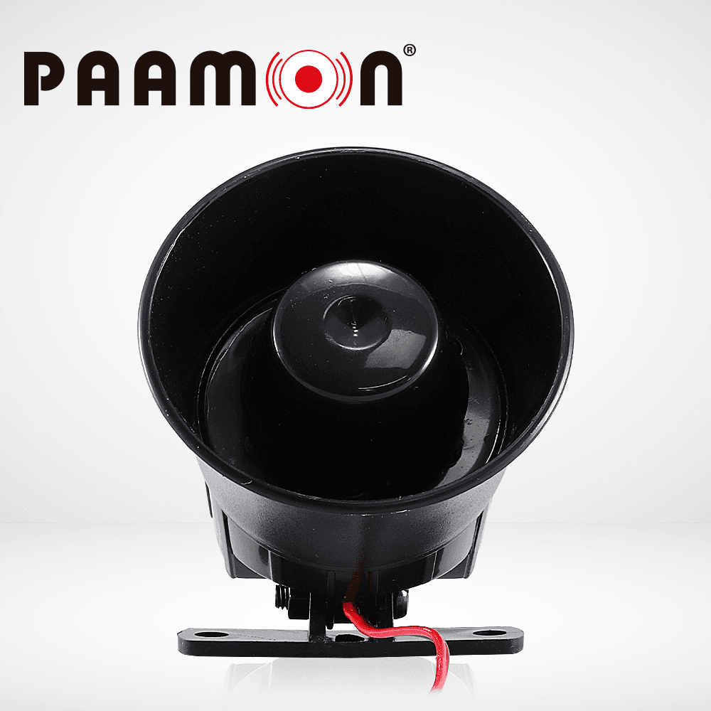 MINI SIRENA PAAMON 15 WATTS PM-SRE108, 1 TONO, USO PARA INTERIOR Y EXTERIOR, MATERIAL PLASTICO ABS, NIVEL DE SONIDO 110DB, VOLTAJE DE OPERACION DE 9-15VDC, COMPATIBLE CON CUALQUIER SISTEMA DE ALARMA. - Miniatura 3