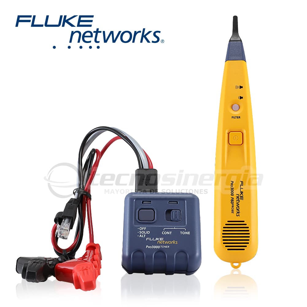 KIT GENERADOR Y DETECTOR DE TONOS FLUKE NETWORKS PRO3000F60-KIT CON FILTRADO DE SEÑALES A 60 HZ PARA RASTREAR REDES NO ACTIVAS - Miniatura 2