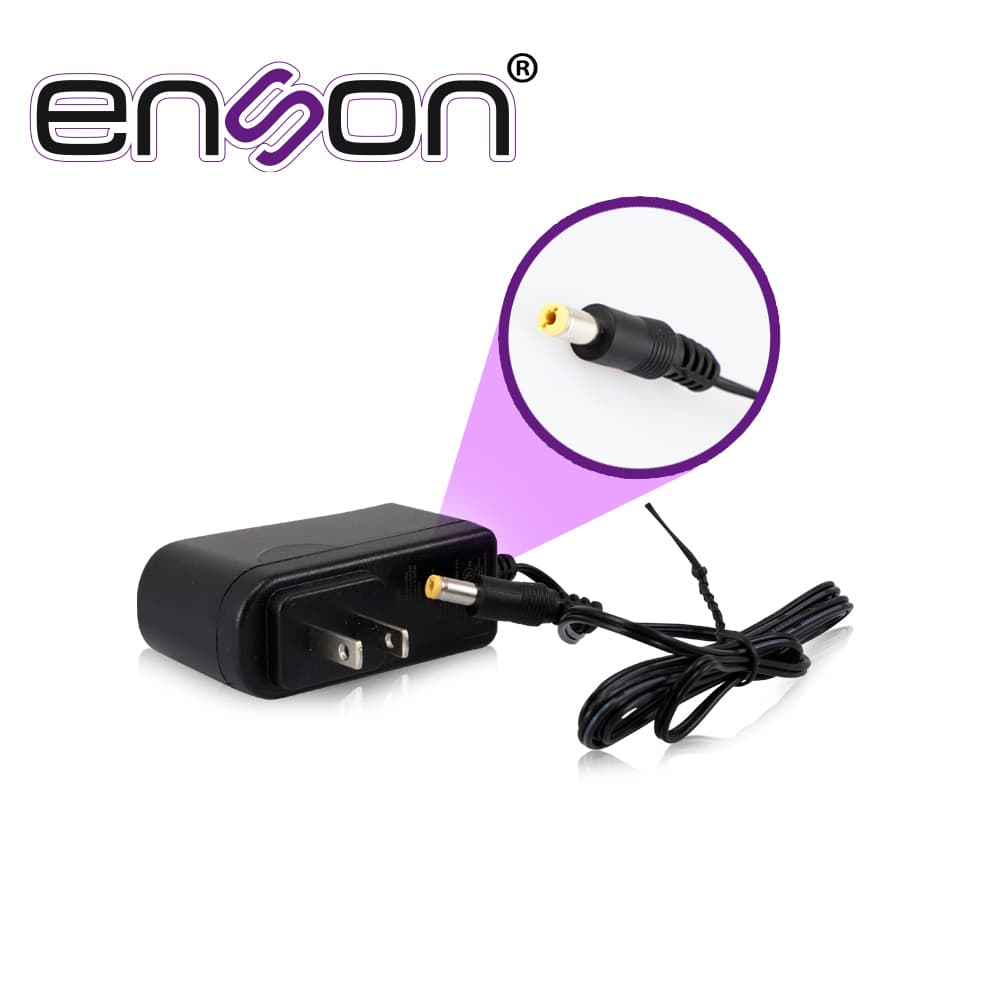 FUENTE DE PODER PARA CAMARA ENSON PS-1210 12VDC 1AMP CERTIFICACION UL - Miniatura 2