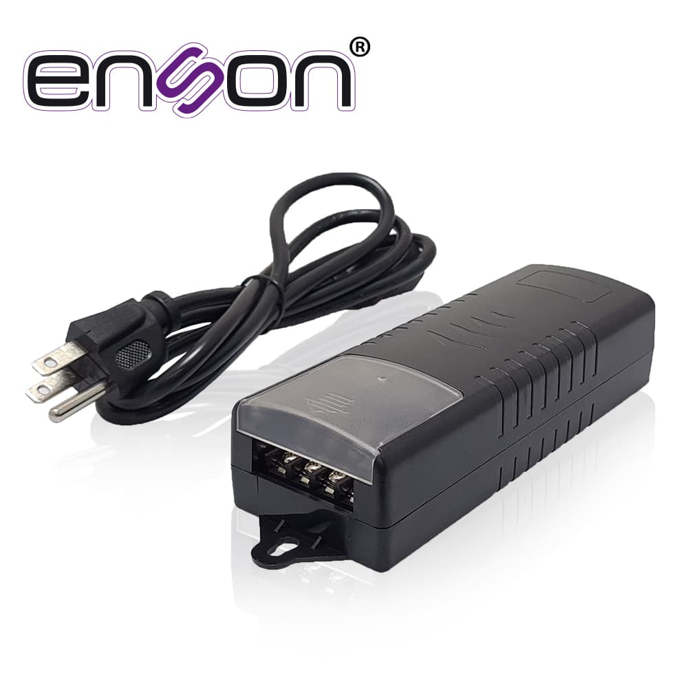 FUENTE DE PODER PARA CAMARA ENSON PS-1254 12V 5AMP CERTIFICACION UL CON CONEXION DE TORNILLO POR CABLE PARA 4 CANALES - Miniatura 2