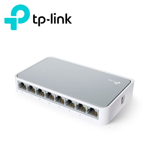 SWITCH NO ADMINISTRABLE TP-LINK TL-SF1008 / 8 PUERTOS RJ45 10/100 MBPS / MONTAJE EN ESCRITORIO / TECNOLOGIA GREEN ETHERNET DE EFICIENCIA ENERGETICA / USO INTERIOR / PLUG AND PLAY - Miniatura 3