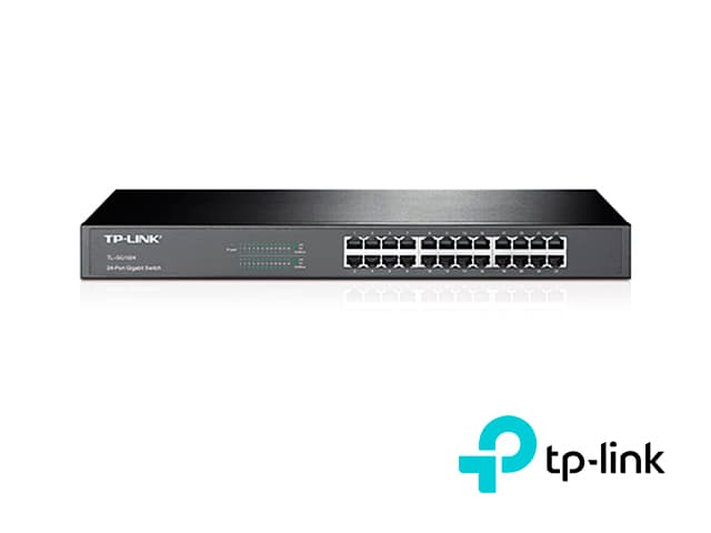 SWITCH NO ADMINISTRABLE TP-LINK TL-SG1024 CUENTA CON 24 PUERTOS RJ45 10/100/1000 MBPS MONTAJE EN RACK CARCASA METALICA DE 19 PULGADAS/ TECNOLOGIA DE EFICIENCIA ENERGETICA/ USO INTERIOR - Miniatura 2