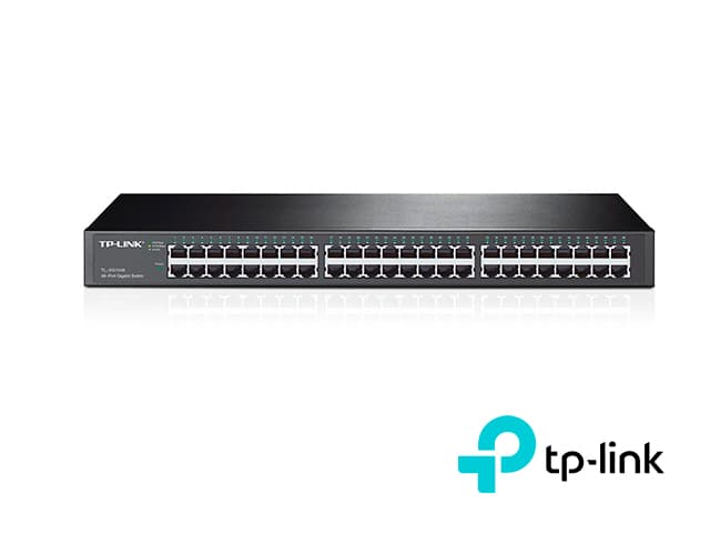 SWITCH NO ADMINISTRABLE TP-LINK TL-SG1048/ 48 PUERTOS RJ45 10/100/1000 MBPS/ TECNOLOGIA DE AHORRO ENERGETICO/ CARCASA METALICA ESTANDAR DE 19 PULGADAS/ MONTAJE EN RACK/ USO INTERIOR NO ES NECESARIA NINGUNA CONFIGURACION - Miniatura 2