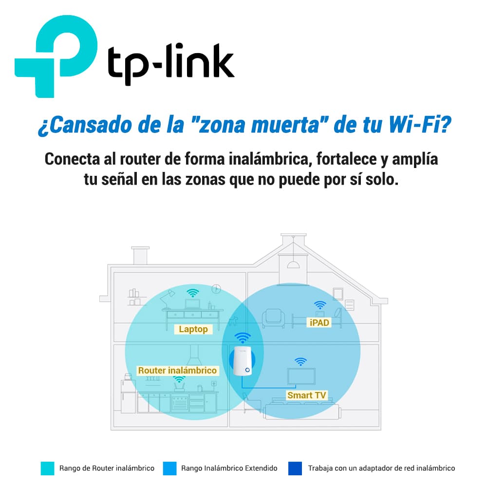 EXTENSOR DE COBERTURA WI-FI TP-LINK TL-WA850RE / 1 PUERTO RJ-45 10/100 MBPS / 2 ANTENAS / FRECUENCIA DE 2.4GHZ / CONSUMO DE 3W - Miniatura 6