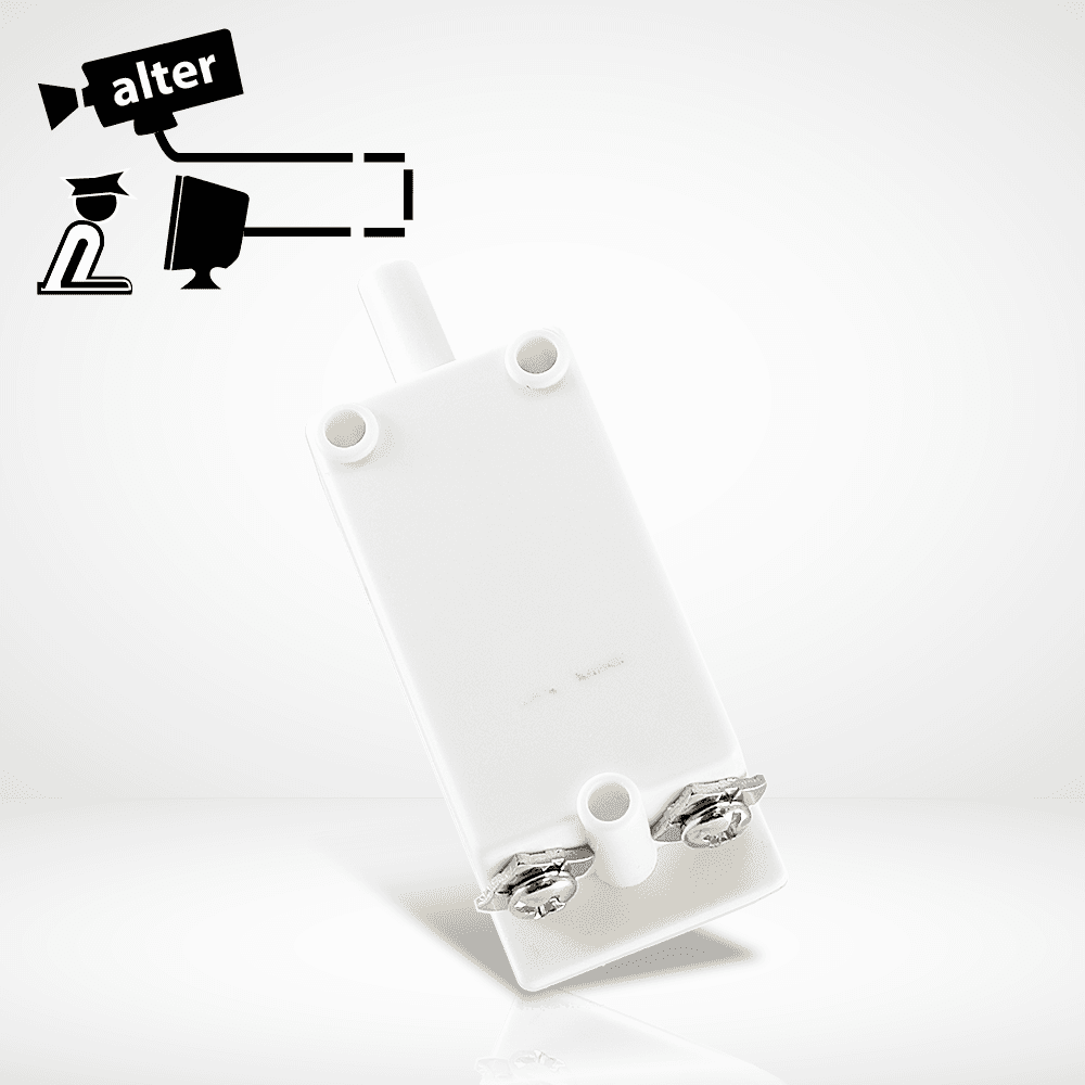 TAMPER PARA GABINETE TMP01 NORMALMENTE CERRADO (NC) BLANCO, PARA GABINETES QUE REQUIEREN ESTAR CERRADOS - Miniatura 2