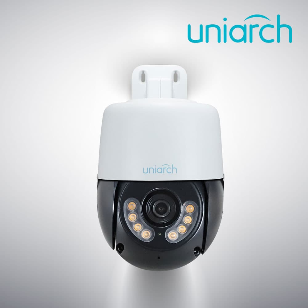 CAMARA HD PT UNIARCH COLORHUNTER UAC-P112-AF40-W / 2MP / TVI/AHD/CVI: 1080P@25fps / LENTE-4MM / DWDR / LUZ-BLANCA30M / MICROFONO-INTEGRADO / PANEO+TILDEO-0-345GRADOS / PLASTICA / IP66 / 12 VCD - Miniatura 3