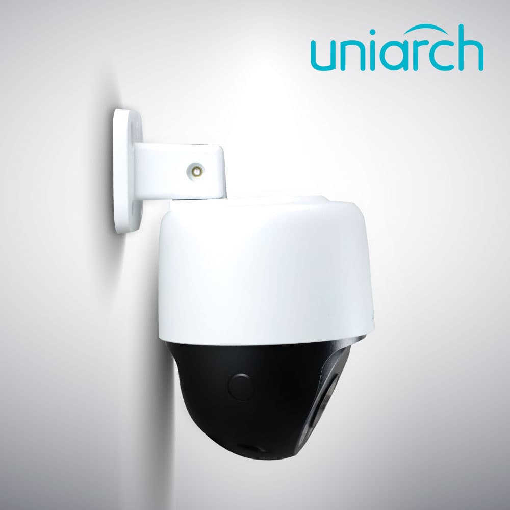 CAMARA HD PT UNIARCH COLORHUNTER UAC-P112-AF40-W / 2MP / TVI/AHD/CVI: 1080P@25fps / LENTE-4MM / DWDR / LUZ-BLANCA30M / MICROFONO-INTEGRADO / PANEO+TILDEO-0-345GRADOS / PLASTICA / IP66 / 12 VCD - Miniatura 4