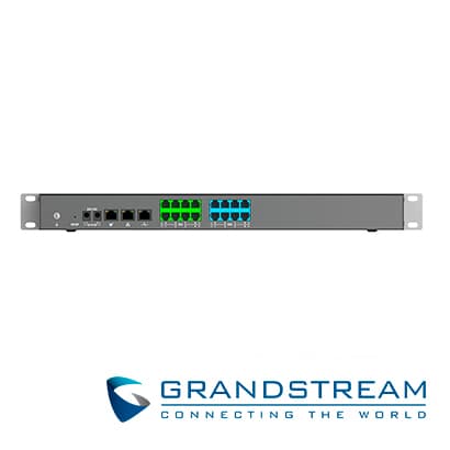 CONMUTADOR IP PBX UCM6308 GRANDSTREAM, 8 LINEAS, 3000 USUARIOS, 450 LLAMADAS SIMULTANEAS, NAT,3 PUERTOS GIGABIT, POE - Miniatura 5