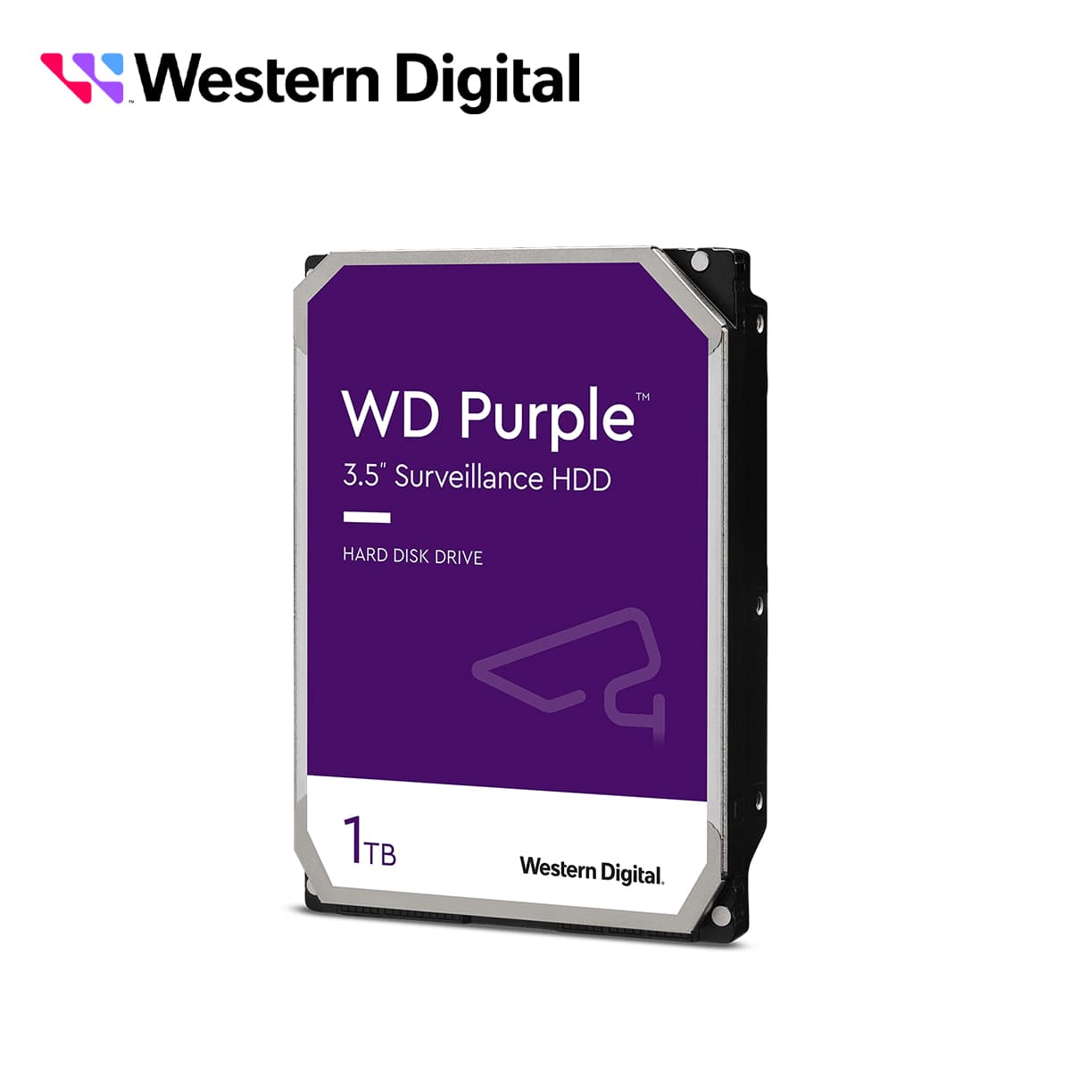 DISCO DURO DD 1TB SATA WD PURPLE WD11PURZ OPTIMIZADO PARA VIDEOVIGILANCIA WD10PURZ COMPATIBLE CON DVRS Y NVRS DE CUALQUIER MARCA - Miniatura 2
