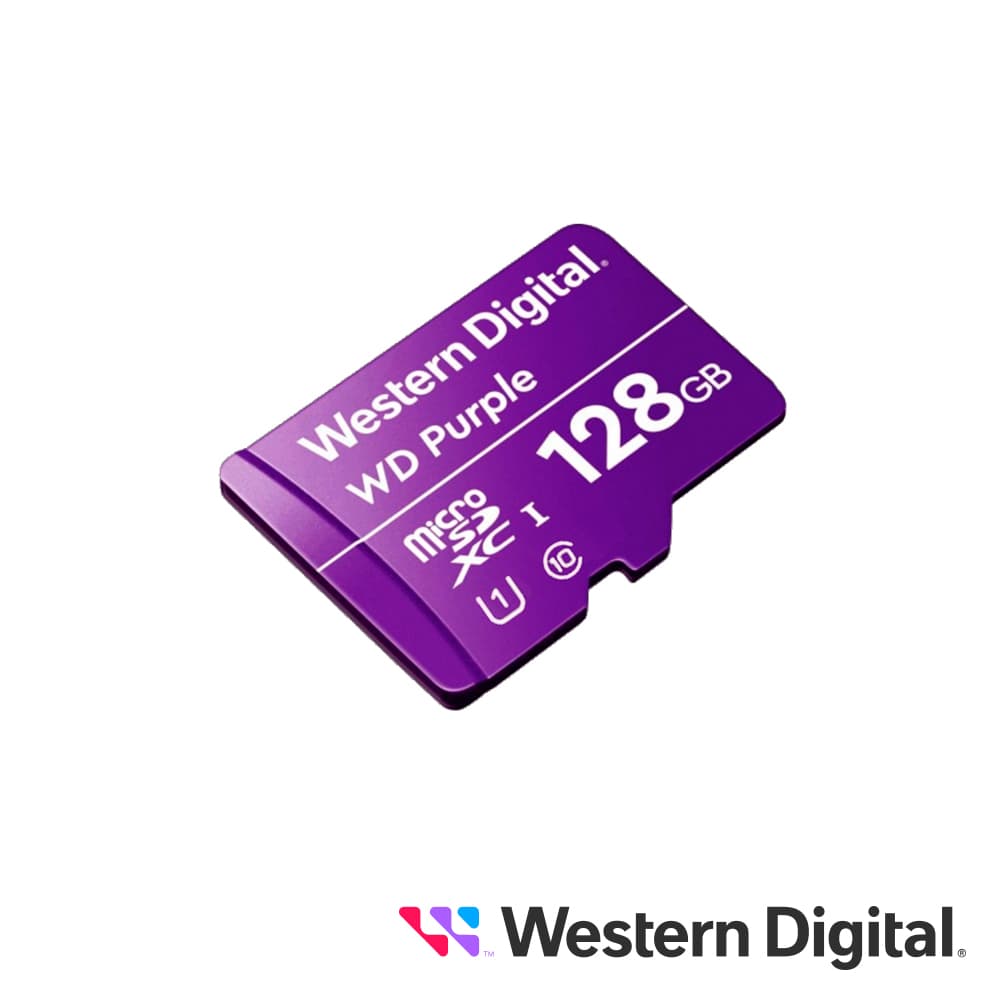 TARJETA MEMORIA MICRO SD XC WD PURPLE 128GB WDD0128G1P0C / OPTIMIZADA PARA VIDEOVIGILANCIA 24/7 / ALTA RESISTENCIA / OPERA EN TEMPERATURAS DE -25 A 85 GRADOS CENTIGRADOS / ESPECIAL PARA CAMARAS IP Y DVR MOVIL - Miniatura 2
