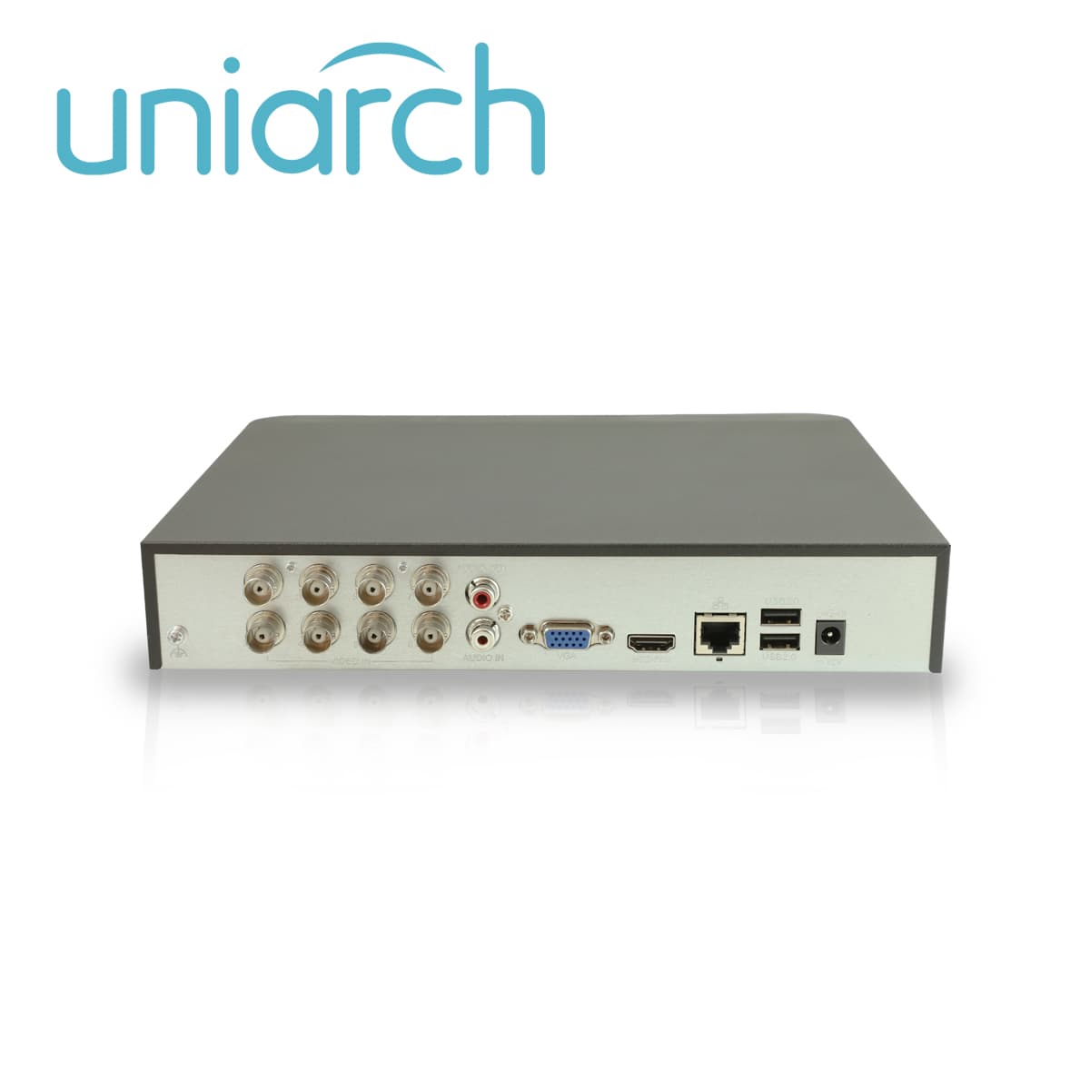 DVR PENTAHIBRIDO UNIARCH XVR-108G3 / 8 CANALES ANALOGICOS (HASTA 5 MP LITE A 12 FPS)  / AHD / TVI / CVI / IP / 4 CANALES IP (HASTA 4 MP) / CAPACIDAD DE 1 DISCO DURO DE 8 TB/ AUDIO ENTRADA/SALIDA / SALIDA ESPEJO VGA /  HDMI / P2P (EZCLOUD) / ONVIF / C - Miniatura 4