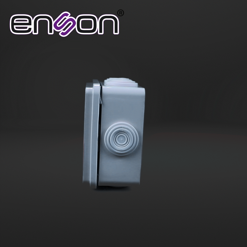CAJA DE PLASTICO ENSON ENS-PCB1010 100X100X50 MM CON SELLO DE GOMA GRADO DE PROTECCION IP66 MULTIPLES CONEXIONES A TUBERIA DE 1 PULGADA - Miniatura 7