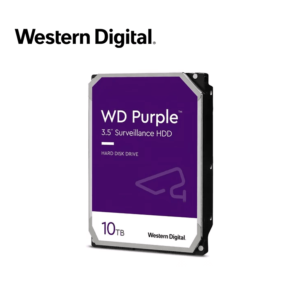 DISCO DURO DD 10TB SATA WD PURPLE PRO WD102PURP 24/7 OPTIMIZADO PARA VIDEOVIGILANCIA SATA III 6GB/S 7200RPM CACHE 256MB COMPATIBLE CON DVR Y NVR DE CUALQUIER MARCA - Miniatura 2
