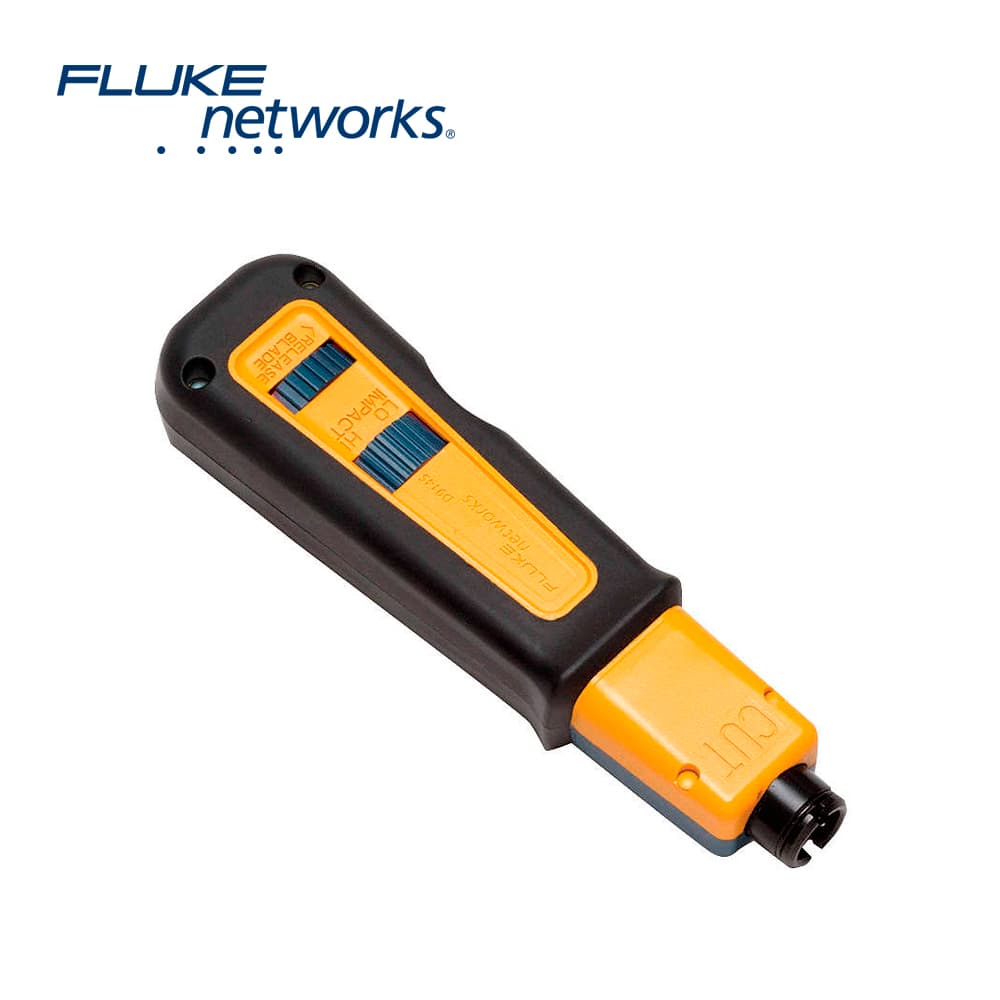 HERRAMIENTA CRIMPADORA DE IMPACTO D914S FLUKE NETWORKS 10061501 CON CUCHILLA EVERSHARP 110/66  - Miniatura 2