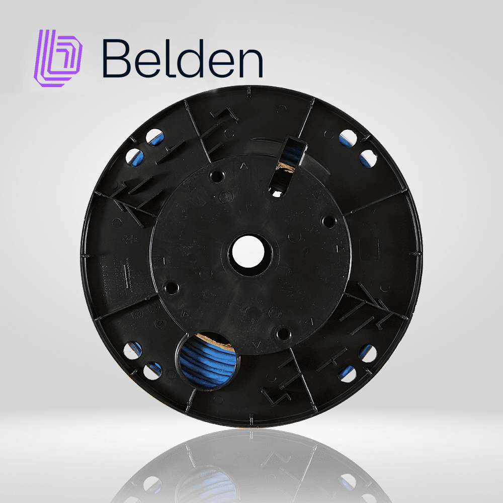 CABLE UTP CAT6A BELDEN 10GXW12 0061000 / INTERIOR / AZUL / 500MHZ / 4 PARES / 23 AWG / FORRO PVC / CMR / CERTIFICABLE / BOBINA / 1,000 PIES 305 METROS - Miniatura 4