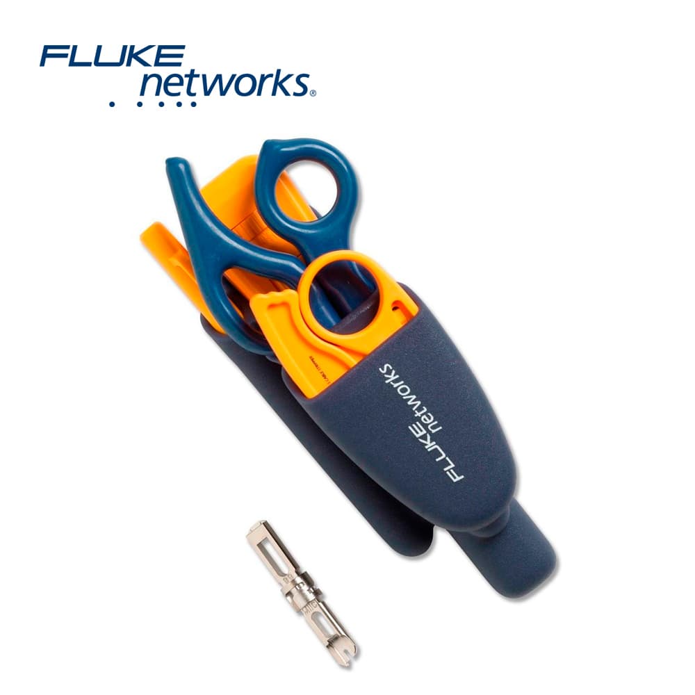 KIT DE HERRAMIENTAS PRO-TOOL KIT IS40 FLUKE NETWORKS 11291000 IDEAL PARA INSTALACIONES PROFESIONALES DE REDES Y TELECOMUNICACIONES INCLUYE HERRAMIENTA DE IMPACTO D-SNIPS PELADOR DE CABLE CUCHILLA EVERSHARP 66/100  - Miniatura 2