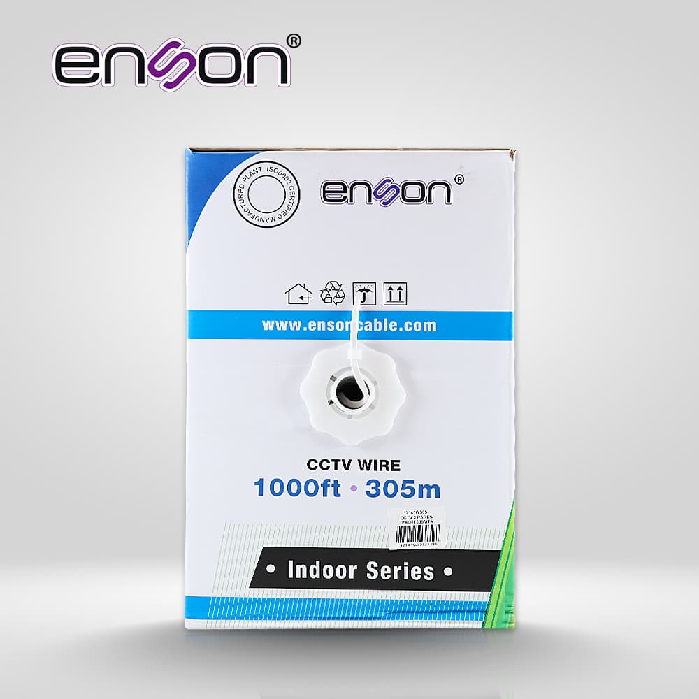 CABLE UTP ENSON 12141W305 4C/24 COLOR BLANCO SERIE PRO-II 100% COBRE IDEAL PARA INSTALACIONES DE CCTV ANALOGICO (VIDEO Y ALIMENTACION) NO RECOMENDADO PARA SU USO EN VIDEO IP NI SOLUCIONES DE REDES, INSTALACION EN INTERIORES **SOLO CUENTA CON 2 PARES - Miniatura 4