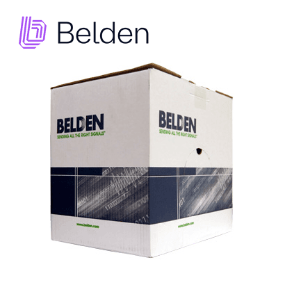 CABLE DE ALARMA CONTRA INCENDIOS BELDEN 5320FL 002U1000 / INTERIOR / ROJO / 2 CONDUCTORES / 18 AWG / SOLIDO / FORRO PVC / CMR - FPLR / BLINDADO / EN CAJA / 1,000 PIES 305 METROS - Miniatura 2