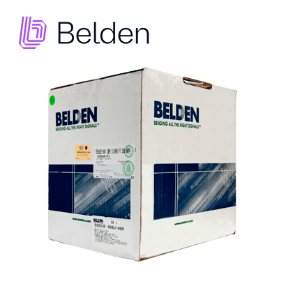 CABLE DE SEGURIDAD Y SONIDO BELDEN 5502UE 008U1000 / INTERIOR / GRIS / 4 CONDUCTORES / 22 AWG / MULTIFILAR / FORRO PVC / CMR / EN CAJA / 1,000 PIES 305 METROS - Miniatura 2