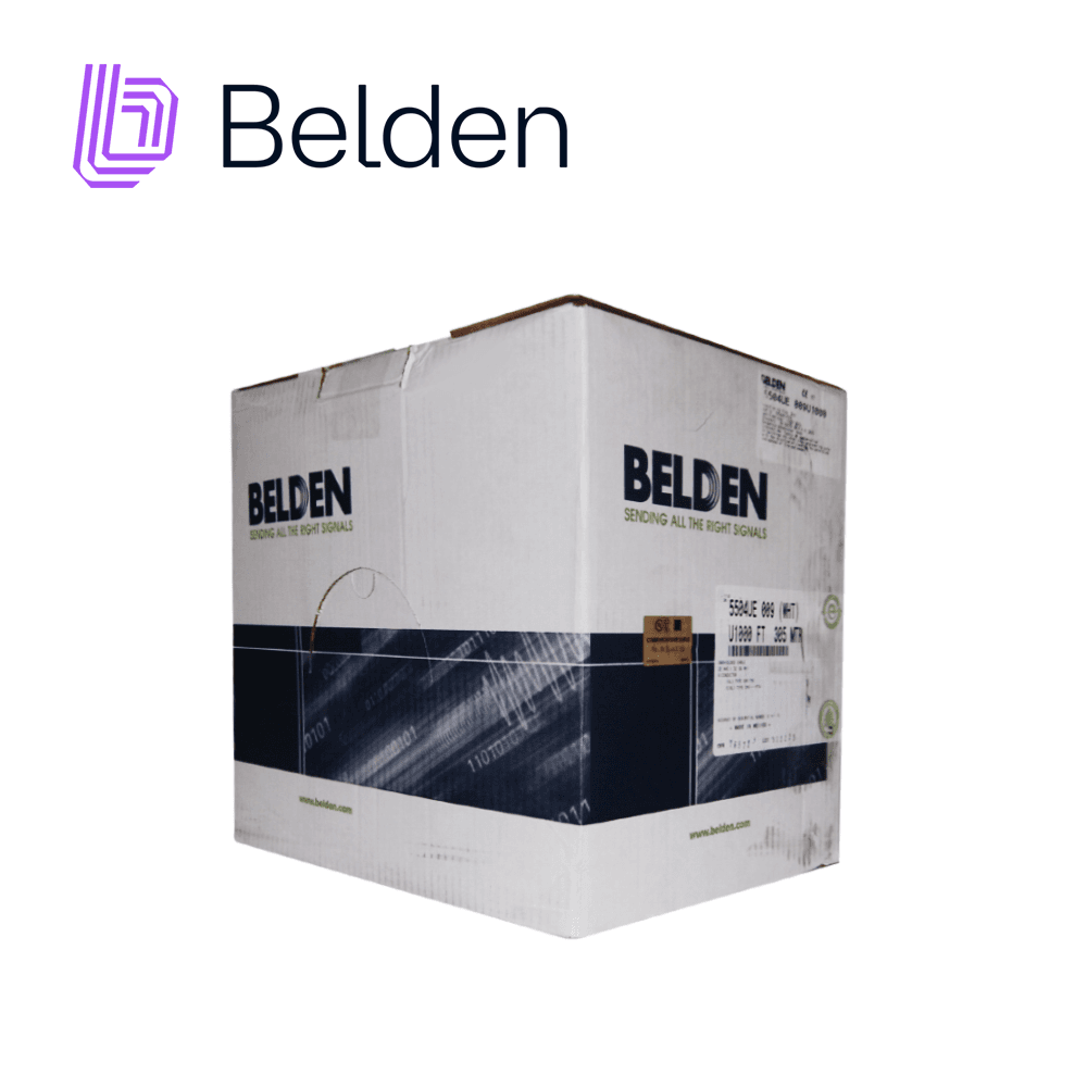 CABLE DE SEGURIDAD Y SONIDO BELDEN 5504UE 009U1000 / INTERIOR / BLANCO / 6 CONDUCTORES / 22 AWG / MULTIFILAR / FORRO PVC / CMR / EN CAJA / 1,000 PIES 305 METROS - Miniatura 4