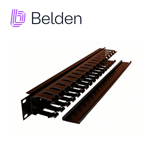 ORGANIZADOR HORIZONTAL BELDEN 9512-1901 / NEGRO / 1UR / CON TAPA / PIEZA - Miniatura 2
