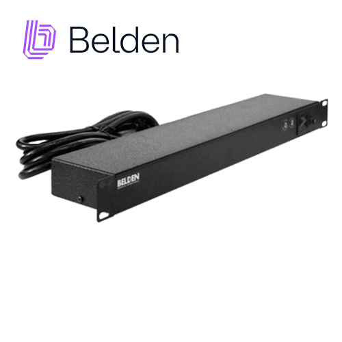 BARRA MULTICONTACTO PDU BELDEN 9BF1-061002 / 6 CONTACTOS FRONTALES / 5 - 15 PLUG / 15A/120V - Miniatura 3