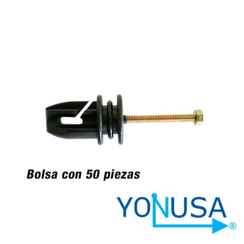 AISLADOR DE MULTIPLE 3 EN 1 PREMIUM YONUSA AIS03 50PZAS X BOLSA SE PUEDE USAR COMO AISLADOR DE PASO, DE ESQUINA O TENSOR - Miniatura 2